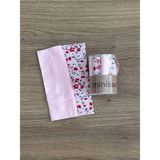Minisse 10'lu Bebek Mendil Kutusu - Pembe - Standart