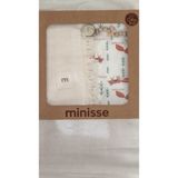 Minisse My Baby Kumsal 80X90 cm 1 Adet Penye 1 Adet Muslin Battaniye 1 Adet Emzik Askısı 3lü Set Kutulu 4924 - Bej - Ekru - 80 x 90 cm