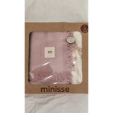 Minisse My Baby Kumsal 80X90 cm 1 Adet Penye 1 Adet Muslin Battaniye 1 Adet Emzik Askısı 3lü Set Kutulu 4924 - Gülkurusu - 80 x 90 cm