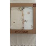 Minisse My Baby Kumsal 80X90 cm 1 Adet Penye 1 Adet Muslin Battaniye 1 Adet Emzik Askısı 3lü Set Kutulu 4924 - Krem - Bej - 80 x 90 cm