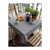 MiniStand Siyah Beyaz Mini Pötikare Desenli Retro Balkon Masa Örtüsü