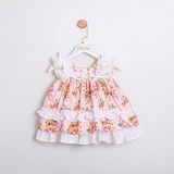 ministok Flower Dream Kız Bebek Elbise - 6 - 9 Ay - Pembe