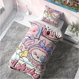 ministok Labubu Çocuk Yatak Nevresim Takımı - Toz Pembe - Standart