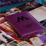Ministry Of Magic Pasaport Kılıfı Lisanslı Deri - Bordo - Siyah