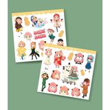 Minithingsart Anya 2 Li Sticker Set Spy x Family Parlak Sticker Hediye Etiket Çıkartmaları Anime Süsleme - 1 - Sarı