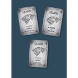 Minithingsart Game of Thrones 3 Lü Yeni yıl kartı yılbaşı kartı tebrik kartı Stark Hause kart