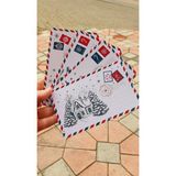 Minithingsart Yeni Yıl Nostalji Posta Kartları Yılbaşı Kartları