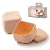 Miniware Silipodlar Sızdırmaz Gıda Sınıfı Silikon Sıcak ve Soğuk Gıda Saklama | Bulaşık Makinesi, Buzdolabı ve Dondurucu Güvenli | Püreler, Çorbalar, Soslar ve Daha Fazlası için Dayanıklı (Her 2'li