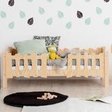 MiniWood Ahşap Beşik Yatak Çocuk ve Bebek Karyolası Venüs - 90 x 190 cm
