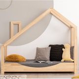 MiniWood Ahşap Montessori Yatak Bebek Karyola Çocuk Odası - 90 x 190 cm