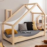 MiniWood Ahşap Montessori Yatak Bebek Ve Çocuk Odası Karyola Çam
