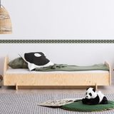 MiniWood Bebek ve Çocuk Karyolası Ahşap Lovely Yatak Doğal Çam - 90 x 190 cm
