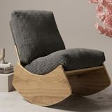 MiniWood Comfort Sallanır Koltuk Tv Koltuğu Sallanan Berjer Sandalye - Antrasit
