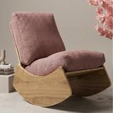 MiniWood Comfort Sallanır Koltuk Tv Koltuğu Sallanan Berjer Sandalye - Gülkurusu