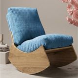 MiniWood Comfort Sallanır Koltuk Tv Koltuğu Sallanan Berjer Sandalye - İndigo
