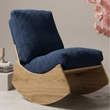 MiniWood Comfort Sallanır Koltuk Tv Koltuğu Sallanan Berjer Sandalye - Lacivert