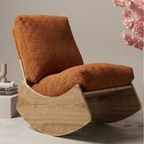 MiniWood Comfort Sallanır Koltuk Tv Koltuğu Sallanan Berjer Sandalye - Turuncu