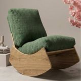 MiniWood Comfort Sallanır Koltuk Tv Koltuğu Sallanan Berjer Sandalye - Yeşil