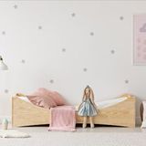 MiniWood Happy Montessori Yatak Çocuk Karyola Genç Odası Yatak Çam