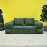 MiniWood Katlanır Yatak Çok Fonksiyonlu Koltuk - Yeşil