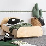 MiniWood Lovely Bebek Çocuk Ve Genç Odası Karyola Ahşap Yatak Çam