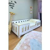 MiniWood Markaawm Montessori Çocuk Yatak Mdf Bebek Karyola