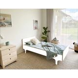 MiniWood Markaawm Safran Beyaz Karyola Çocuk Genç Odası Yatak Bebek Yatak - 100 x 200 cm