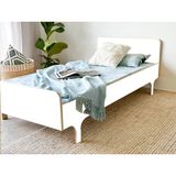MiniWood Markaawm Safran Beyaz Karyola Çocuk Genç Odası Yatak Bebek Yatak - 90 x 200 cm