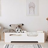 MiniWood Markaawm World Montessori Yatak Mdf Çocuk Ve Bebek Karyola Beyaz