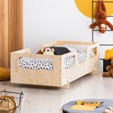 MiniWood Mocha Montessori Çocuk Karyolası Bebek Yatağı Karyola Çam