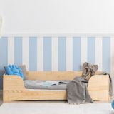 MiniWood Montessori Karyola Ahşap Çam Yatak Çocuk Beşik - 90 x 190 cm