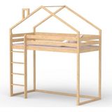 MiniWood Montessori Oyun Evi 90X190 Ranza Haliç - Ahşap - 90 x 190 cm
