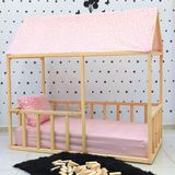 MiniWood Montessori Yatak Ahşap Çocuk ve Bebek Karyola 80 x 180 cm Çam Malzeme ile Tasarlanmış