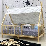 MiniWood Montessori Yatak Bebek Karyolası Sümeyye - 100 x 200 cm - Ahşap