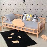 MiniWood Montessori Yatak Bulut Karyola Çocuk Ve Bebek Beşik Çam