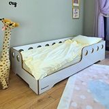 MiniWood Montessori Yatak Çocuk Bebek Genç Odası Karyolası Beyaz