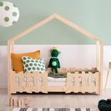 MiniWood Montessori Yatak Çocuk Karyola Bebek Beşik Triangle - 90 x 190 cm - Ahşap