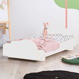 MiniWood Montessori Yatak Çocuk Ve Bebek Yatak Mdf Karyola Beyaz