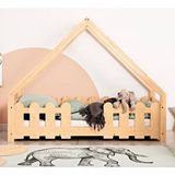 MiniWood Montessori Yatak Doğal Çam Çocuk Ve Bebek Karyolası Tale