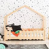MiniWood Montessori Yatak Masif Çocuk Karyola Bebek Beşik Vegas Çam