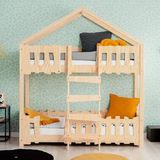 MiniWood Montessori Yatak Ranza Çocuk ve Bebek Karyola Mountain - 90 x 190 cm - Ahşap