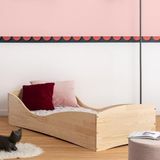 MiniWood Petek Montessori Beşik Çocuk Odası Ahşap Yatak - 90 x 190 cm