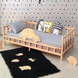 MiniWood Premium Arabalı Montessori Yatak Çocuk Ve Bebek Karyola Çam