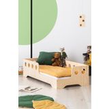 MiniWood Roofless Ahşap Çocuk Karyola Montessori Yatak Bebek Beşiği