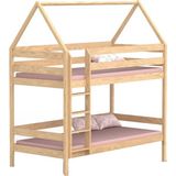MiniWood Simge Ahşap Çocuk Odası Ranza - 90 x 190 cm