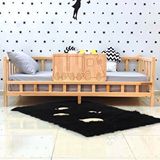 MiniWood Trenli Montessori Karyola Çocuk Yatak Bebek Beşik Çam