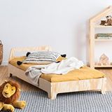 MiniWood Twin Ahşap Karyola Montessori Yatak Çocuk Ve Bebek Yatak