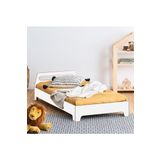 MiniWood Twin Mdf Karyola Beyaz Bebek Ve Çocuk Yatak