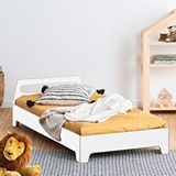 MiniWood Twin Mdf Yatak Genç Odası Karyola Bebek Ve Çocuk Yatak Beyaz