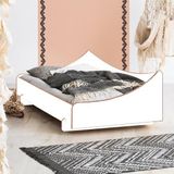 MiniWood Vega Mdf Karyola Bebek ve Çocuk Yatağı - 90 x 190 cm - Beyaz